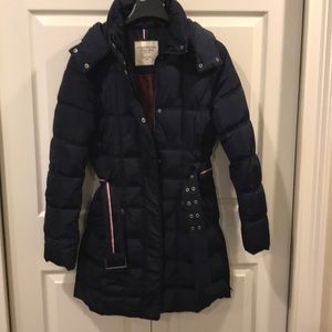Tommy Hilfiger hooded puffer Small Navy Blue